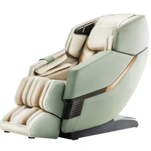 Electric Heated Full Body Massage Chair with Foot Roller Rest for Comfort and Relaxation