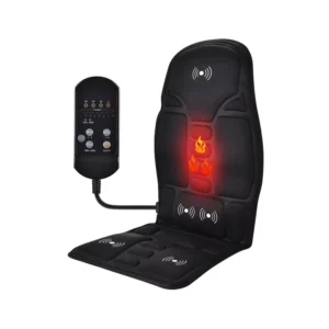 Electric Heating Massage Cushion Home Office Chair with Lumbar Back Mattress Vibration Car Seat Massager for Body Application