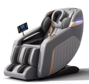 Electric Luxury Home Modern PU Leather Air Pressure Recliner Shiatsu 3D Zero Gravity Full Body Massage Chair