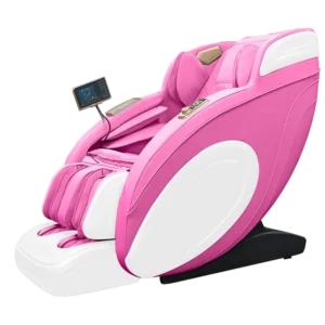 Electric Luxury Leather Full Body Smart Massage Chair with Zero Gravity 2D Massage Bluetooth System & Long SL Track