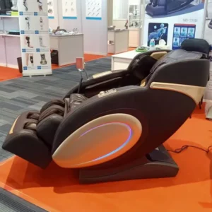 Electric Luxury Massage Chair Full Body 3D Zero Gravity Therapy Foot Roller Bluetooth SL Tracking Touch Recliner Heat