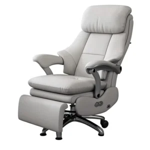 Electric Massage Boss Chair Genuine Leather Ergonomic Swivel Computer Chair Comfortable Long time Office Chairs