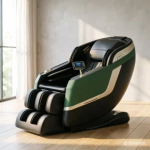 Electric Massage Chair Recliner with Shiatsu and Zero Gravity for Office