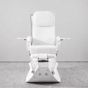 Electric Massage Pedicure Chair Adjustable Backrest with Shiatsu Kneading and Vibration Massage