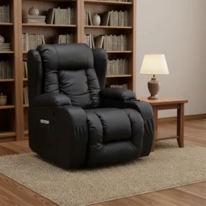 Electric Massage Power Leather Swivel Lift Chair Modern Thickened Cushion Luxury Living Room Home
