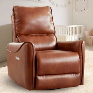 Electric Medical Riser Recliner Chair Power Headrest Lumbar Support Massage Extendable Wood for Elderly Use