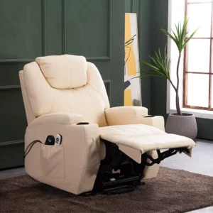 Electric Modern Reclining Chair with Massage and Metal Frame for the Elderly Home Theater Recliner Sofa