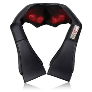 Electric Neck and Shoulder Massager Machine With Anti dust Cloth, Long Straps, Belt and Carry Bag