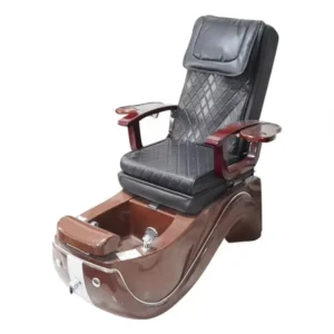 Electric Pedicure Chair with Whirlpool Spa Beauty Salon Stainless Steel and Plastic Nail Chair