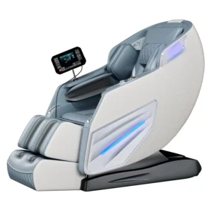 Electric Portable Foldable 4D Full Body Zero Gravity Air Pressure Massage Chair Luxury Spa Features for Office Nail Salon Use