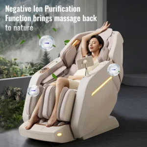 Electric Portable Foldable 4D Zero Gravity Full Body Foot Roller Touch Recliner Massage Chair with Hot Compress and Heat