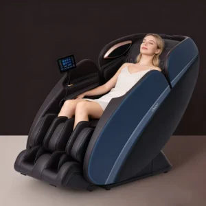 Electric Recliner Massage Chair with Dual Motors 7″ Touch Screen & Bluetooth Speaker for Immersive Entertainment