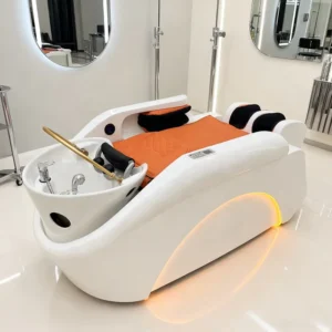Electric Shampoo Bed with Massage Hair Washing Chair for Head Spa Treatment