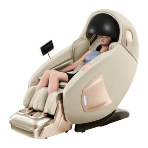Electric Shiatsu Dual Core Office Luxury Spa 4D Full Body Foot Massage Chair Zero Gravity Leather Recliner