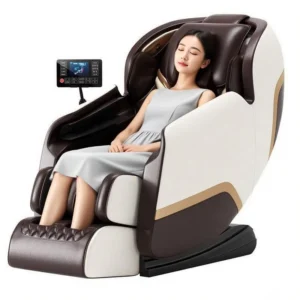 Electric Small Home PU Leather LCD Screen Multi-function Space Capsule Zero Gravity Automatic Full Body Massage Chair