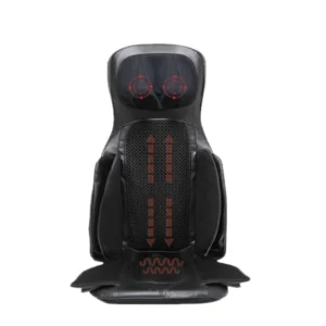Electric Vibrating Massage Chair Cushion Shiatsu Deep Kneading Heated Neck And Back Car Seat Massager With Air Pressure