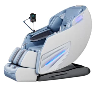 Electric Zero Gravity 4D Massage Chair Foldable Full Body Salon Spa Pillow Portable Health Care Neck Massager Bluetooth