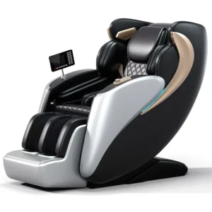 Electric Zero Gravity Sl Track Full Body Massage Chair Dual Core 4D Luxury with AI Voice Control & Music Function