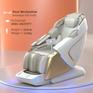 Electricity Machine Luxury Heated Full Body Dual Core Massage Chair