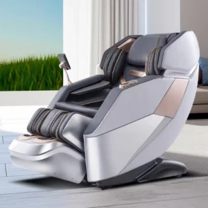 Modern Intelligent Dual core Zero gravity Air Sac Full body Multi Modes Timed Plug In Bluetooth Massage Chair
