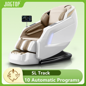 Equipment Supplier 3D 4D PU Leather Health Care Massage Chair with Foot Massager