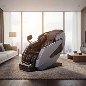 Ergonomic 3D Intelligent 4D Zero Gravity Massage Chair with Heating for Neck Back Waist and Leg Fatigue Relief