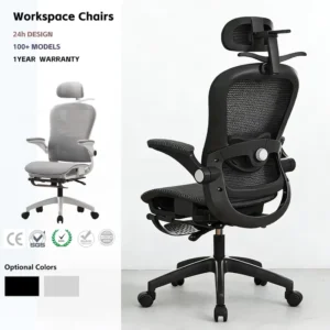 Ergonomic 4D Mesh Chair Modern Design Waist Hollow Cushion Level 3 Air Rod Computer Home Office Bedroom E sports Massage Unisex