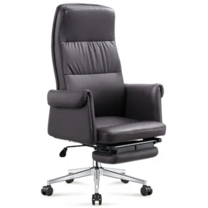 Ergonomic High Back Office Massage Chair with Steel Base