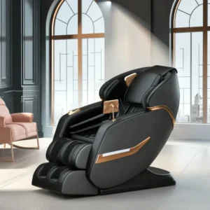 Ergonomic Massage Chair with Heat Therapy and Leg Airbags