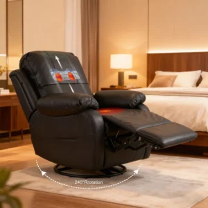 Ergonomic Massage Sofa and Adjustable Recline with Heat Function for Full Body Relaxation Acupoint Pressure Massage Sofa Chair
