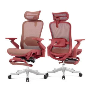 Ergonomic Office Electric Massage Chair New Design Full Mesh Comfortable Chairs for Office with Footrest Sillas De Oficina