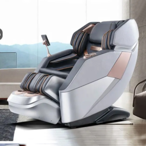 Ergonomic Shiatsu Massage Chair with PU Leather and Air Pressure Comfort