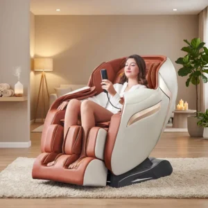 Ergonomic Zero Gravity Full Body Massage Chair SL Track Deep Kneading Heat Therapy for Elderly Use