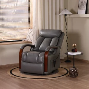 Fabric Recliner Chair with Heating and Massage Sofa for Indoor