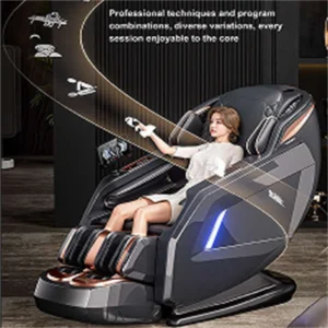 Factory 3D 4D Smart PU Leather Space Saving Home Chair for Body Massager