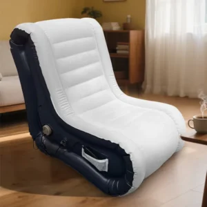 Factory Customized Inflatable Comfortable Sofa Massage Recliner for Indoor Outdoor Camping with Built in Electric Pump