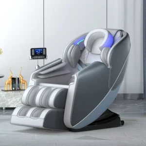 Factory Direct Full Body Folding Recliner Smart 8D Shiatsu Electric Massage Chair Zero Gravity PU Leather 1 Year Warranty