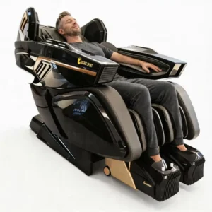 Factory Direct Luxury Foldable 4D SL Track Zero Gravity Full Body Massage Chair Heating Airbag OEM