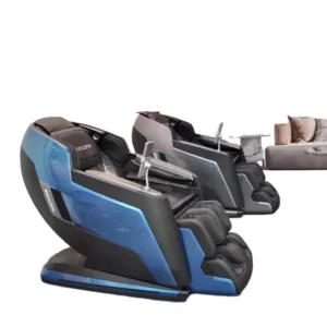 Factory Direct Luxury Portable Full Body PU Leather Zero Gravity 4D Massage Chair with Wooden Frame