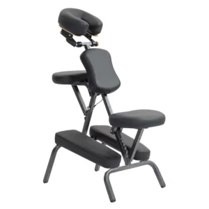 Factory Direct Sales Multi Gear Adjustment Premium Metal Frame Folding Portable Seated Massage Chair for Spa Tattoo
