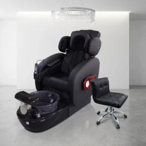 Factory Direct Supply Spa Pedicure Massage Chair Nail Salon Luxury Modern Style Vibration Fiberglass Automatic Drainage