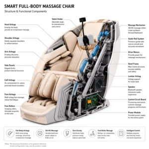Factory Dual Core 4d Full Body Airbags Massage Chairs With Oem Odm Thai Stretch Zero Gravity Recline and Heat Sofa Massage Chair