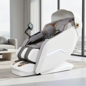 Factory High End 4D Jade Core Massage Chair Zero Gravity Full Body Airbag Wrap Foot Reflexology Heated Back & Waist Smart AI
