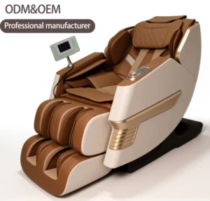 Factory Large Sized Luxury 3D Massage Home Music Shiatsu Zero Gravity Full Body 4D Air Pressure Massage Chair