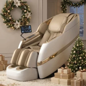 Factory Mostar Guangdong Large Sized SL Rail Portable Electric ABS+PU Leather Full Body 4D Massage Chair Zero Gravity