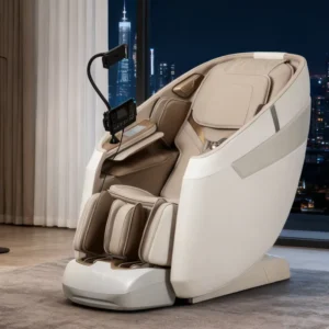 Factory Music SL Rail Thai Stretch Lounge Heated Luxury Shiatsu 4d Electric zero Gravity Massage Chair Full Body