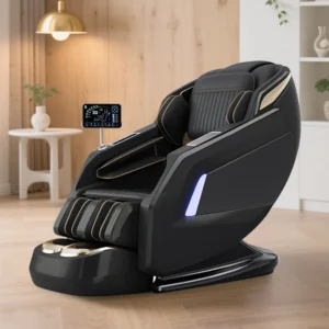 Factory Price 3D 4D Smart PU Leather Space Saving Massage Chair for Health Massager