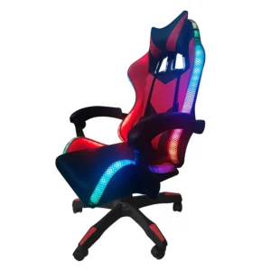 Factory Price Blue LED Light up Glowing Massage 135 Degrees Recliner E sport Silla Gamer Mechanical Gaming Chair