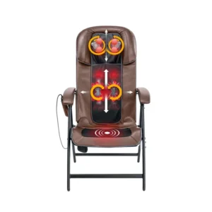 Factory Supply Foldable Massage Chair Simple Massage Chair for Neck and Back Pain OEM ODM CE RoHs GS