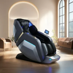 Factory Zero Gravity 4D Foot SPA Electric SL Track Smart Full Body Massage Chair with LCD Touch Screen Control